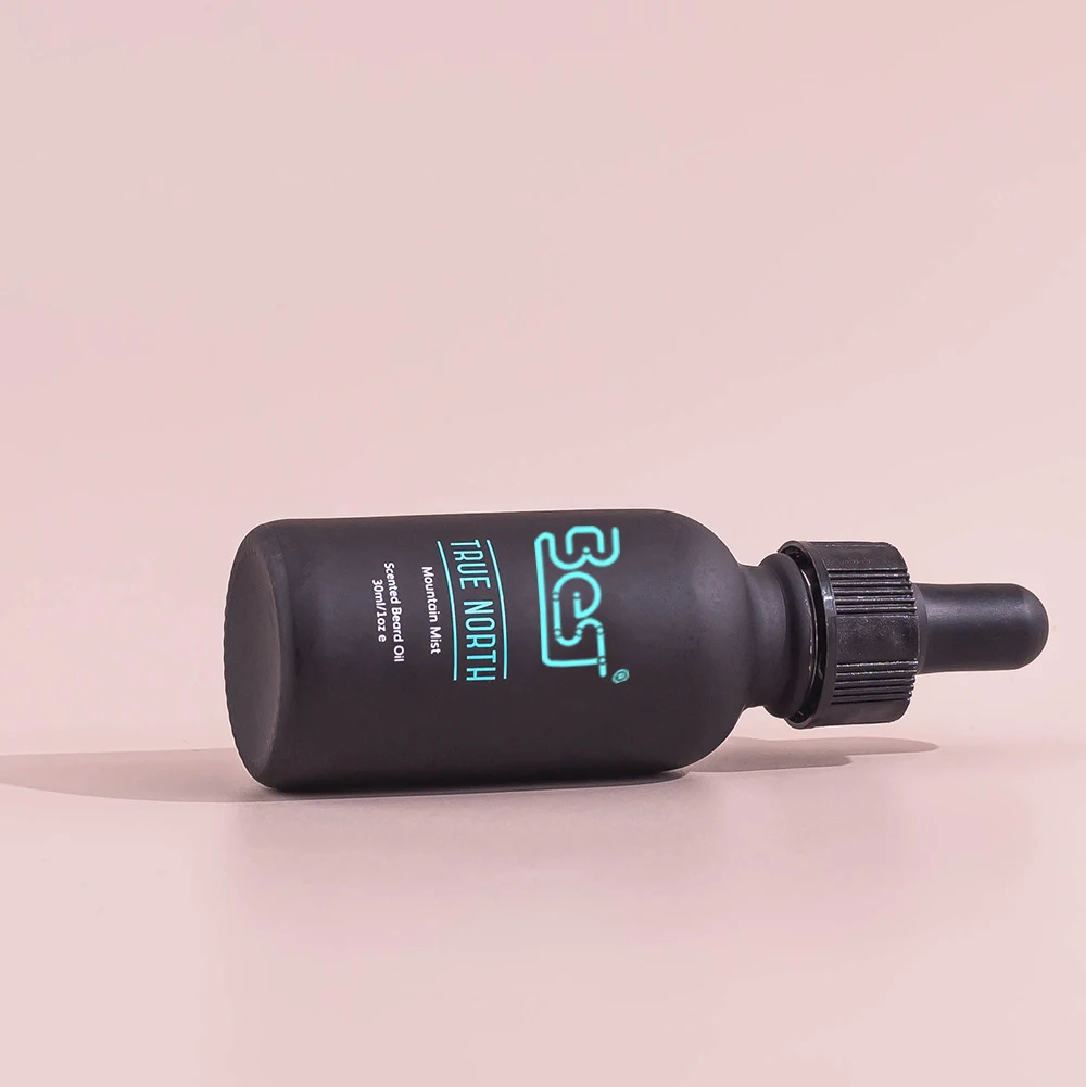 Essential Oil Bottle 15ml 30ml 50ml Empty Perfume Bottle Matte Black Roll On Glass Bottle with Custom Screen Printing Logo