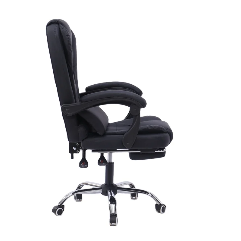 Custom luxury leather back adjustable comfortable computer chair wholesale black brown rotating recliner office gaming chair