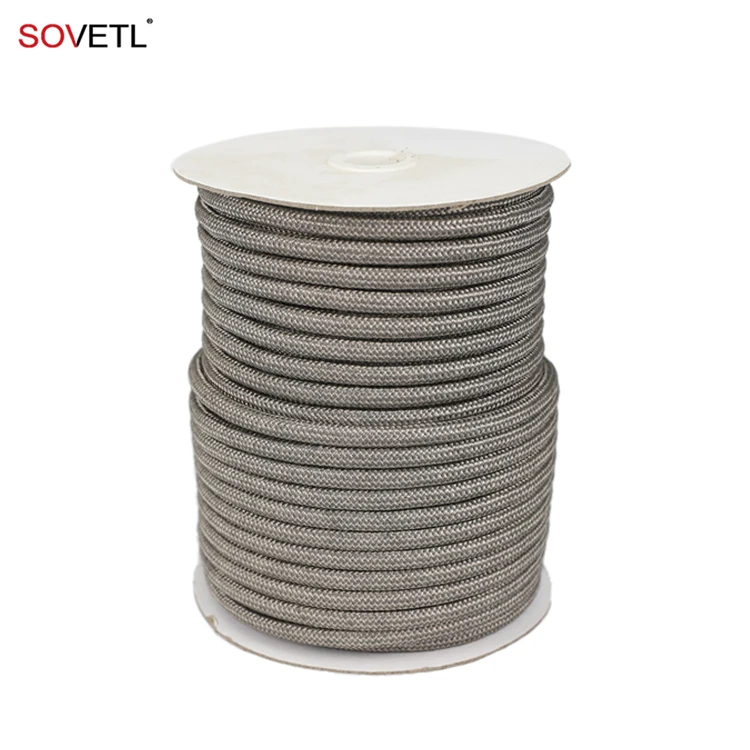 6mm Fire Resistant Conductive Metal Rope,Stainless Steel Braided Rope