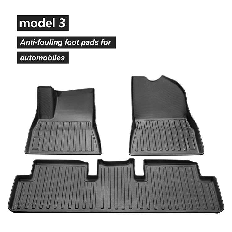
Car Cargo Liner Boot Tray Rear Trunk Cover Matt Mat Floor Carpet Mud Non-slip Anti Dust Waterproof For Tesla Model 3 