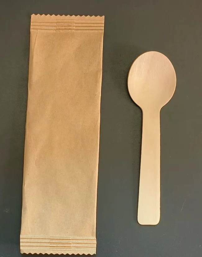Natural bulk cheap small classic wooden disposable wooden spoon for ice cream