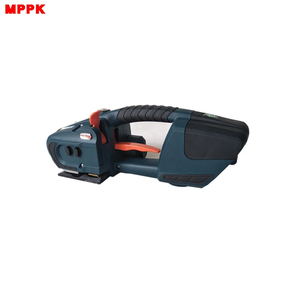 Battery Powered PET PP strapping machine auto handheld JDC13/16 2 batteries