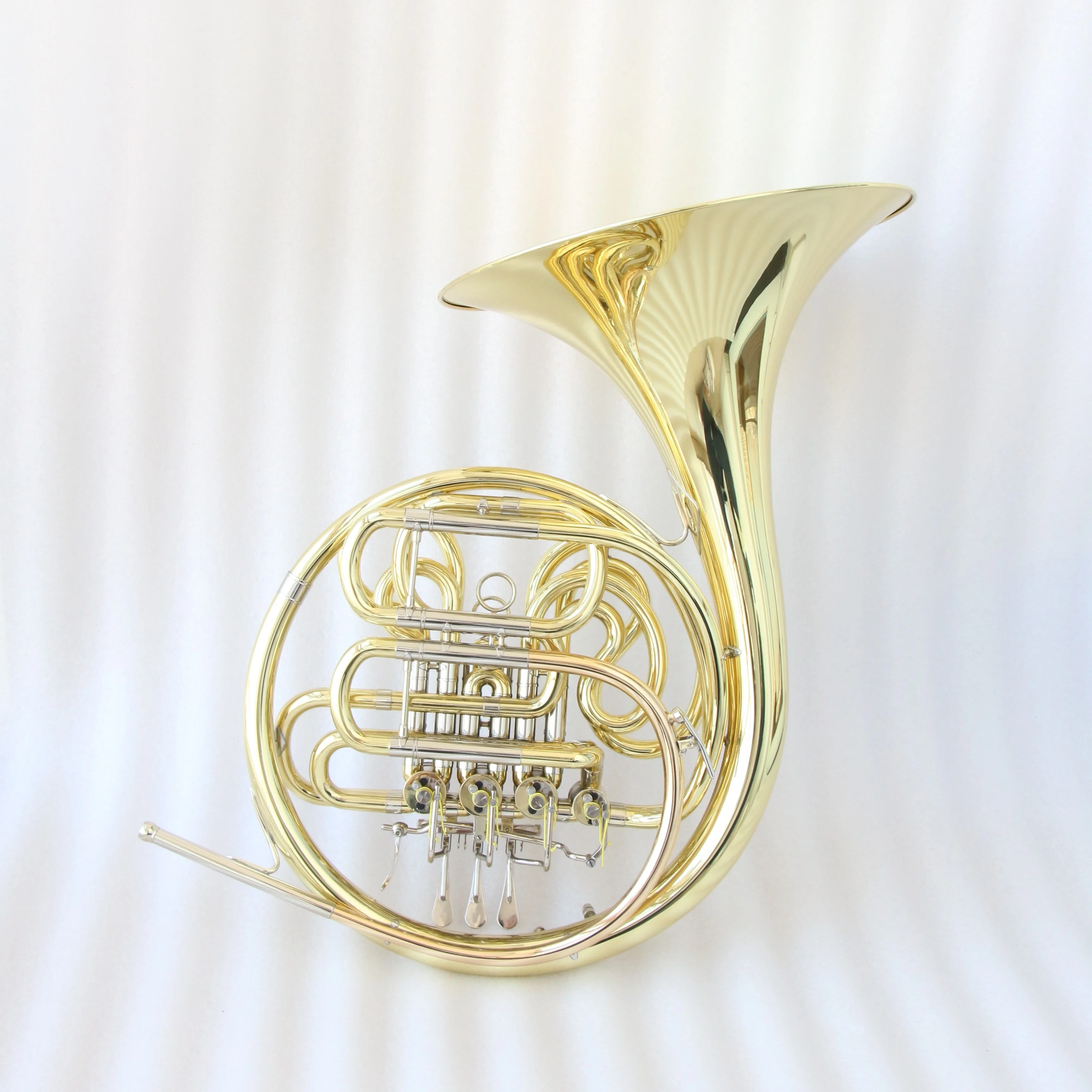 Top-Level Quality French Horn One Piece Bell French Horn  4-Key Double French Horn Instrument