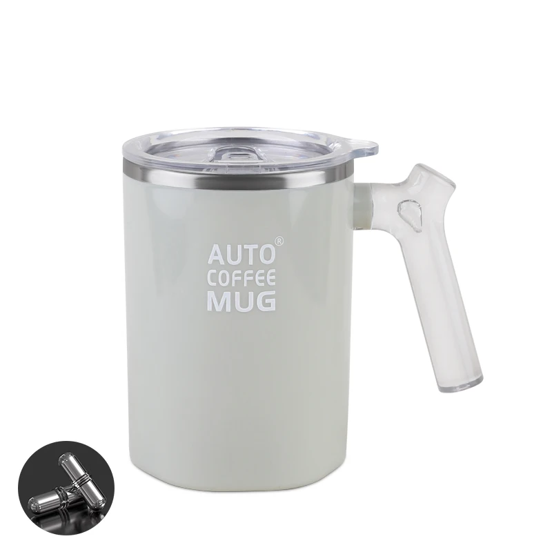 Auto stirring coffee cups Heat powered not require charging  Coffee Milk Mixing Cup Automatic Self Heating Mug Warmer for Coffee
