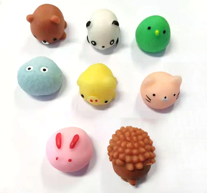 Amazon hot sale sensory fidget toys sets anti stress squeeze Mini Mochi Toy