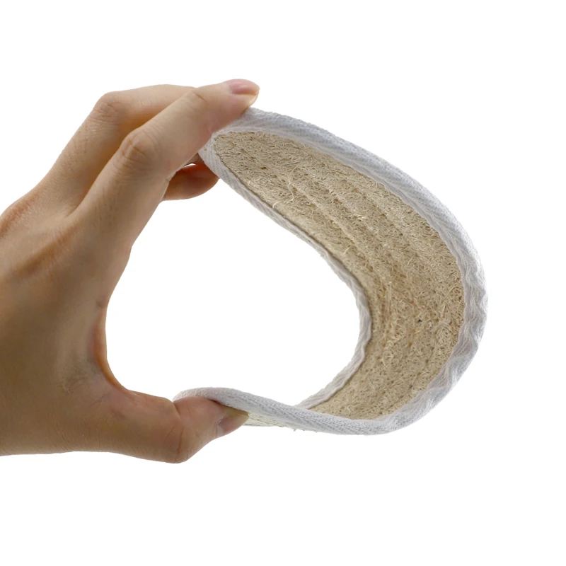 Eco-friendly natural breathable loofah insole shoe pad sweat-absorbent loofah shoe pad Deodorized insoles