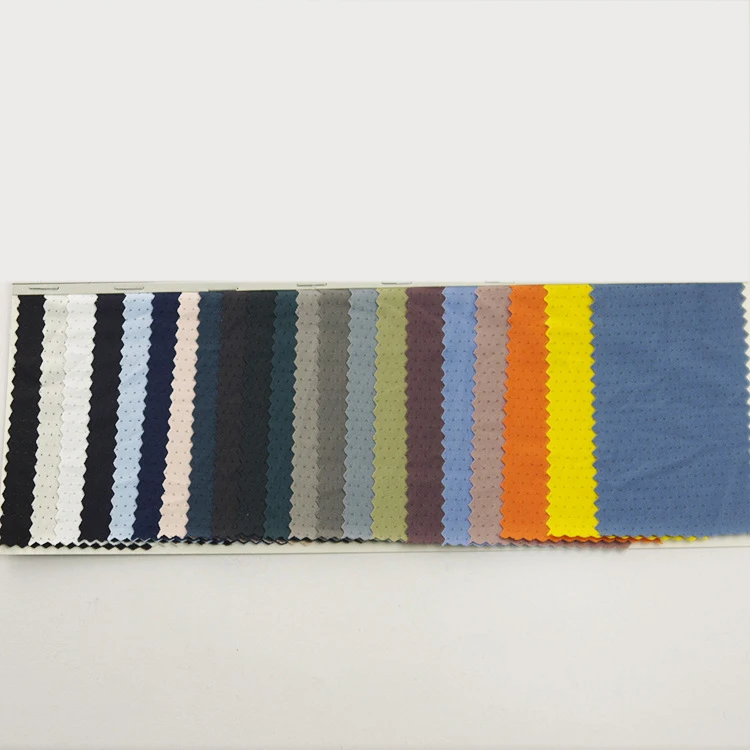Wholesale Breathable Soft Elastic Fabrics for Vest 83% Nylon 17% Spandex Mesh Fabric UV Protection Clothing