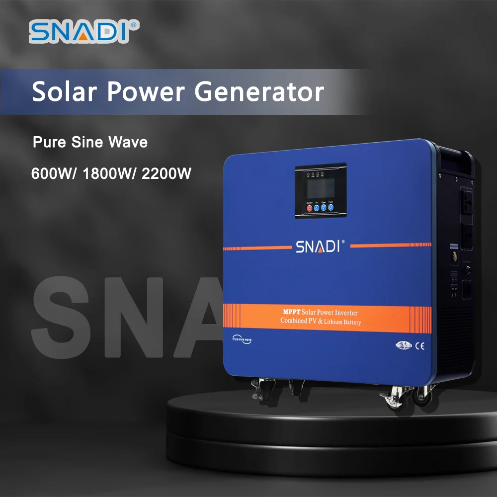 2000W portable Solar power station home use Emergency Power Supply kit Solar energy system outdoor system