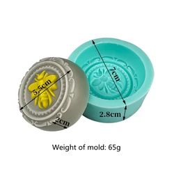 Fusimai 3d Honeybee Fondant Cake Decorated Silicon Mould Bee Pattern Silicone Hand Made Soap Molds