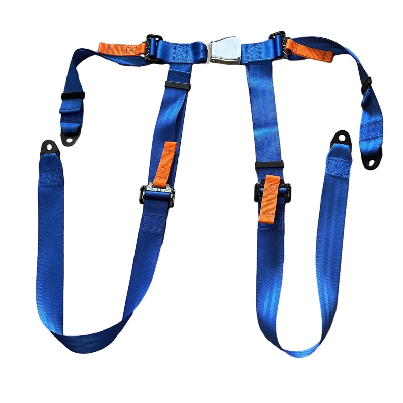 New Design Aircraft Buckle Racing Car 4-Point Seat Belt