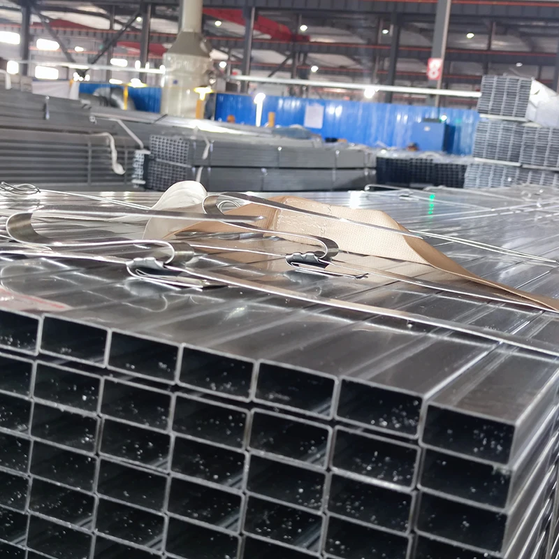 Large Stock S355 Galvanized Iron Rectangular Tube Price GI Steel Pipe Square