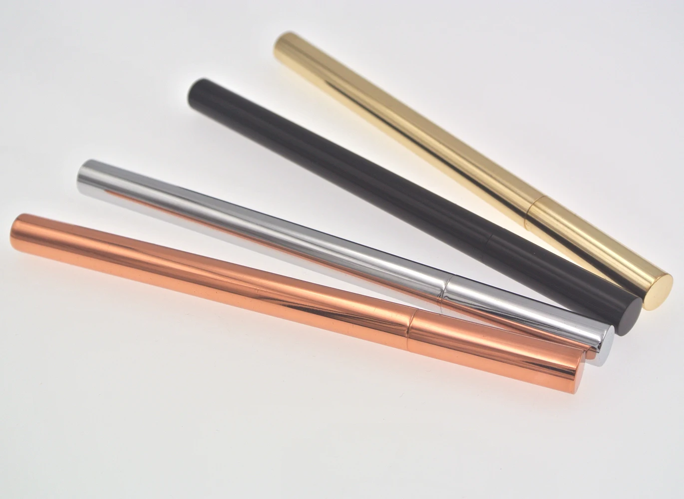 1pc Brass Rollerball Pen Mens Metal Roller Ball Pens EDC Rose Gold Collection Pen Gift