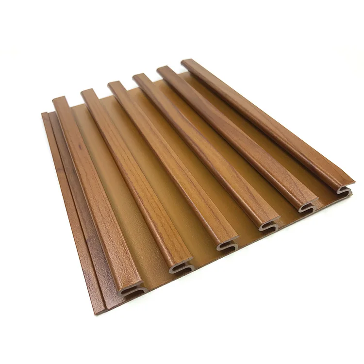 Hot sale small commodity clothing supermarket display board wall wood grain single side aluminum board wall