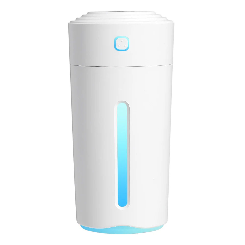 Hot Selling Humidifier 280ml Mini Portable Air Humidifier USB Aroma 800mah Lithium Battery LED Light Wireless Air Purifier