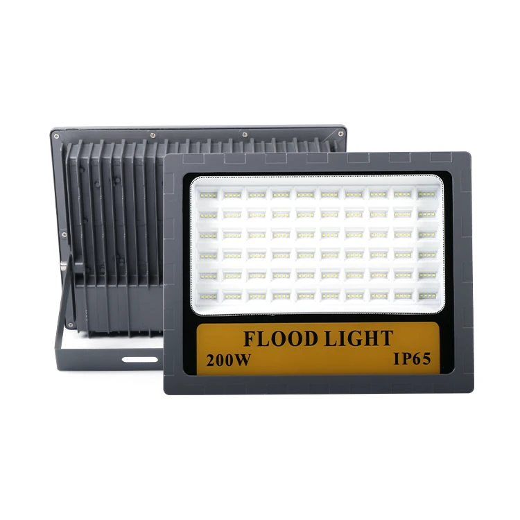 Мощный алюминиевый прожектор с высоким освещением Ip65 Smd2835 портативный квадратный наружный светодиодный 100 ватт