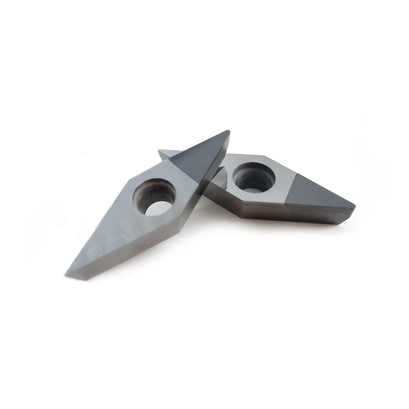 VCMT 160402 04 08 PCD diamond turning inserts for rough machining of silicon carbide, carbon fiber, etc.