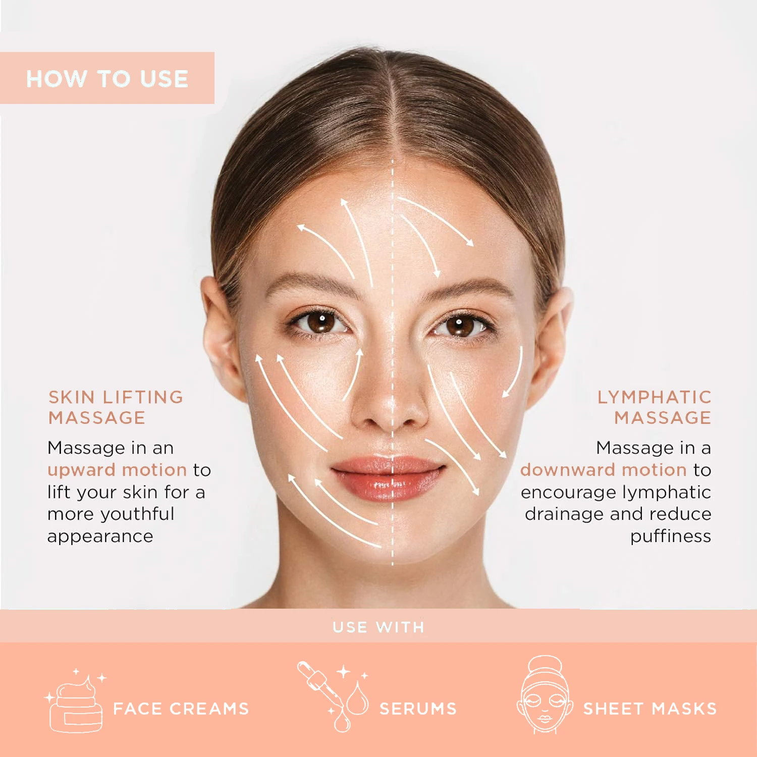 Nove new Skin Soothing Puffiness Facial Massage Roller Cryo Sticks 304 Stainless Steel Face Freeze ice globes with box