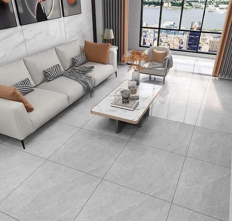 CBM Modern Hotel Fashion Porcelain Floor Tiles 800x800mm Big Size Marble Glazed Online Technical Support