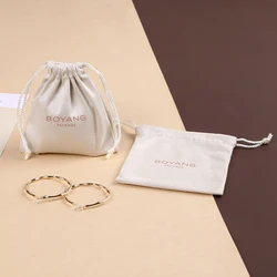 Wholesale Factory Custom High Quality Small Pouch For logo Jewelry Drawstring Suede Bag Packing Pouch