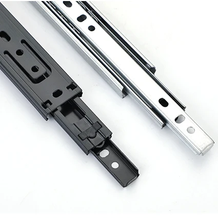 Factory Direct Selling Three-section Rebound Hidden Rail For Drawer Slide