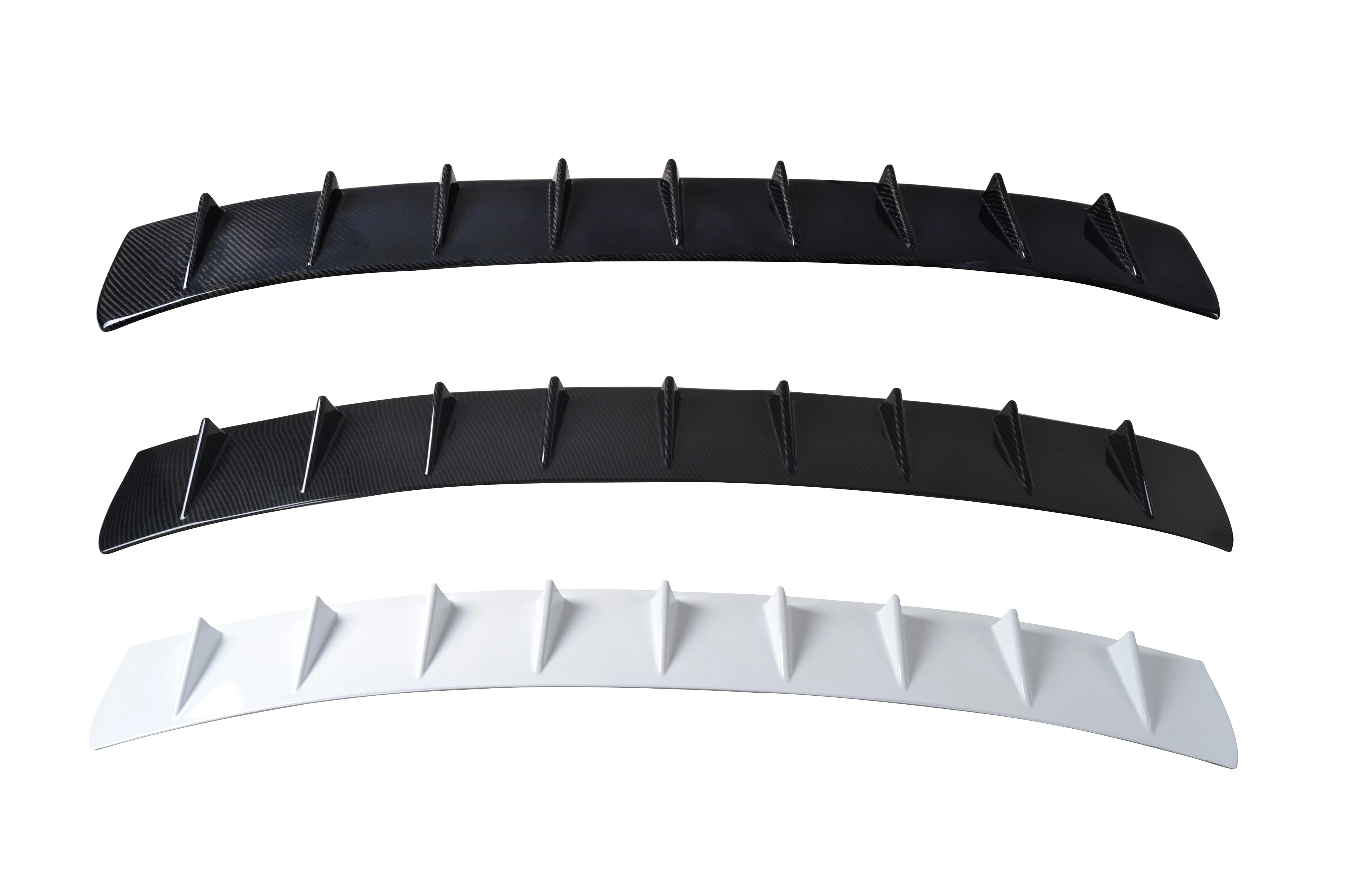 for 2016 2017 2018 2019 honda civic 10th gen ABS carbon fiber accessories parts mugen body kit rear window roof spoiler lip wing