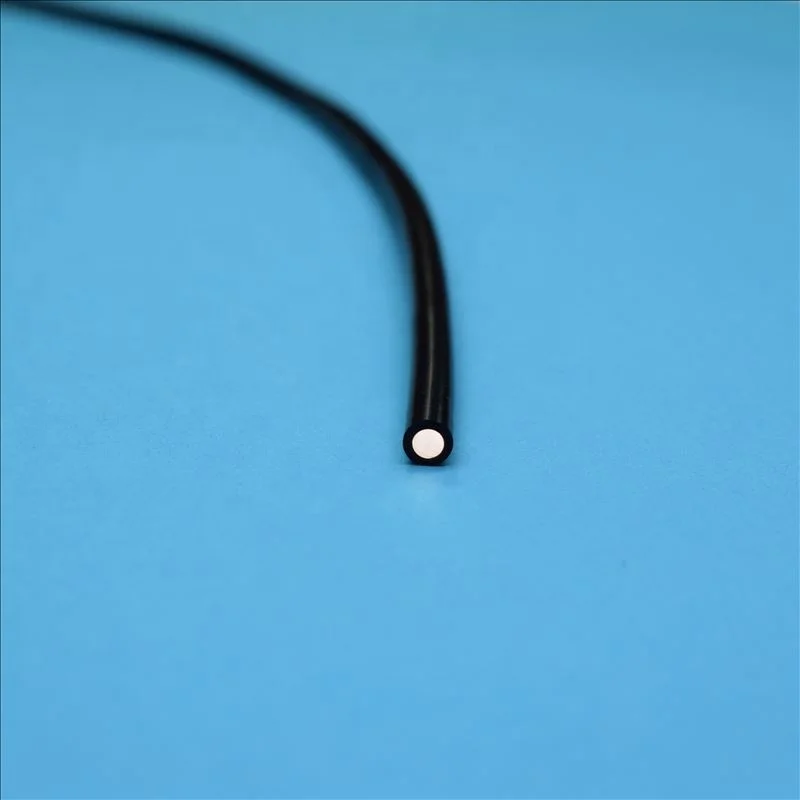 10mX  Solid Core Black PMMA Plastic End Glow Fiber Optic Cable Inner Diameter 1mm ~10mm For Light Illumination decoration