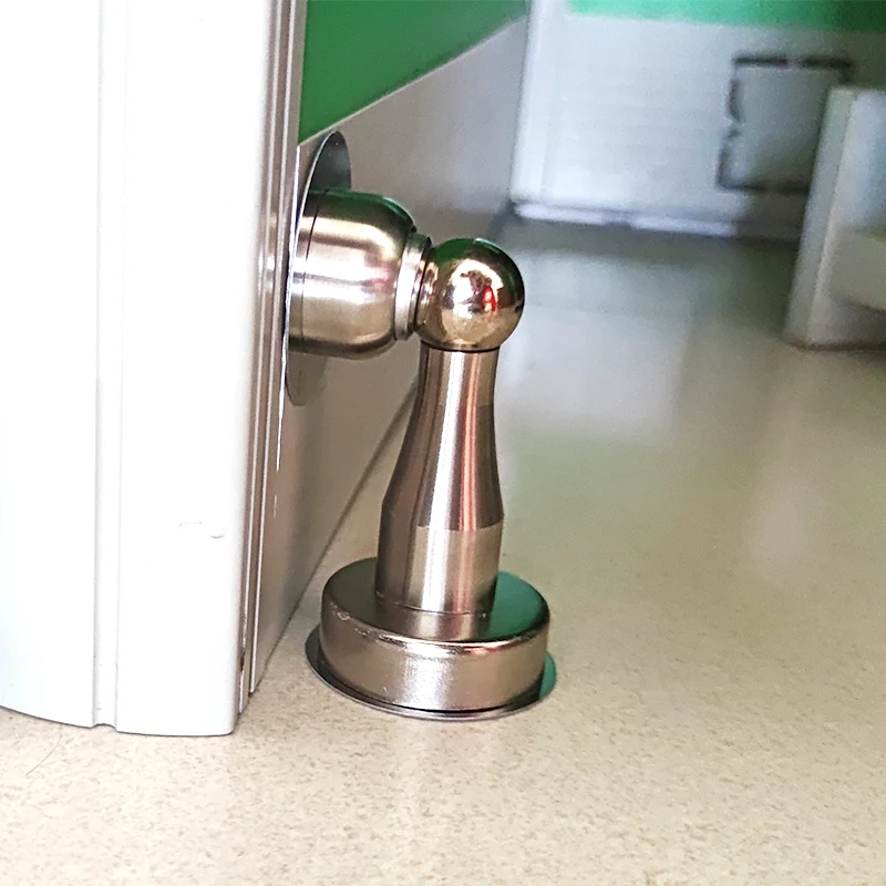 GUIDE Magnetic Door Stopper Wall Protector Door Catcher With Magnet No punching No Screws 3M Glue Doorstop