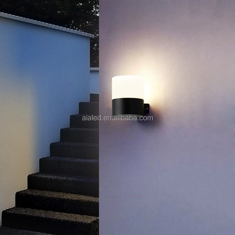 Waterproof IP65 acrylic wall lamp outdoor dooryard led light garden park courtyard exterior wall lamp outside lighting