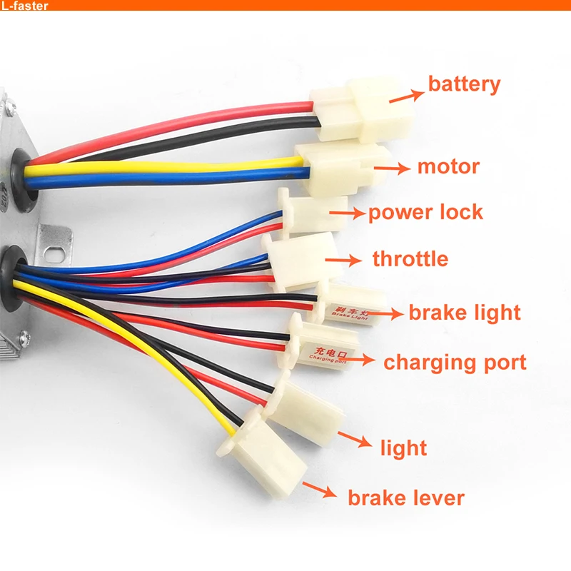 High Speed 24V 36V 48V 500W Electric motorized Engine MY1020 Brushed go kart Motor kit
