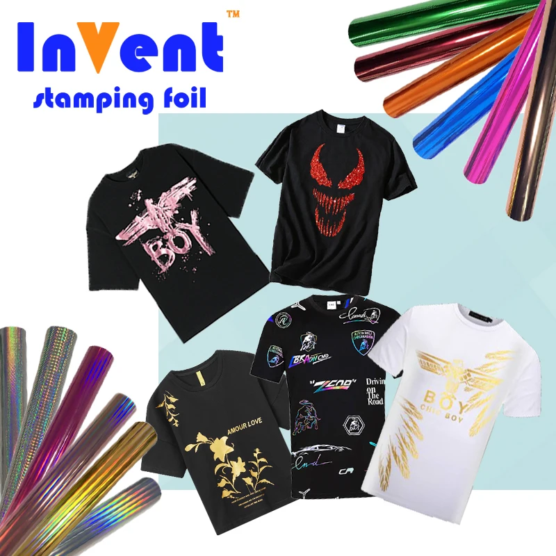 Hot Sale Textile Foils Customized DTG Multifunctional Colourful Hot Stamping Foil For Fabrics
