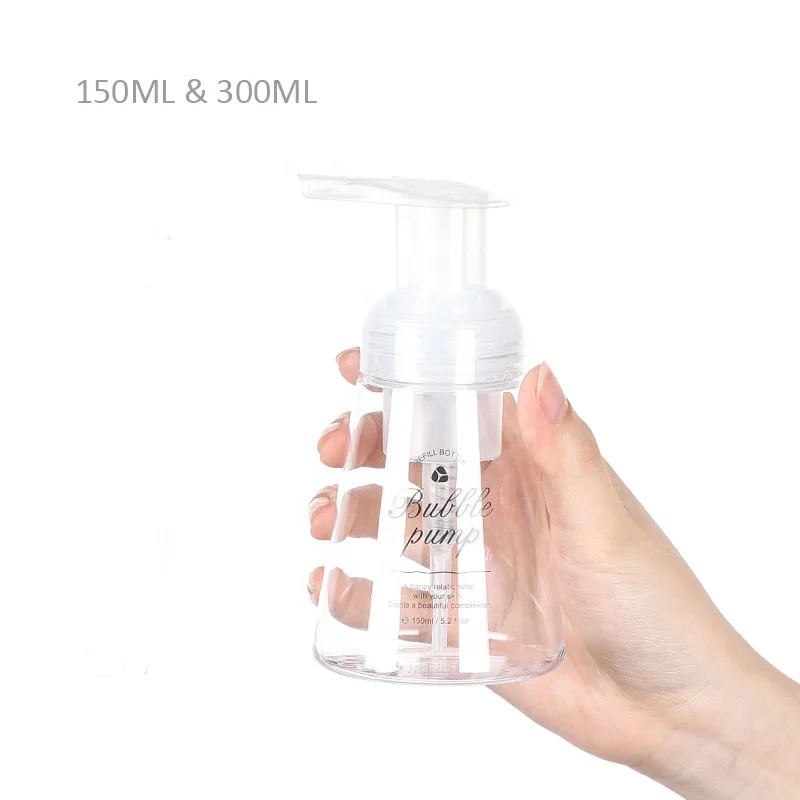 
150ml New Creative Oval Foam Pump Hand Cleansing Liquid Soap Bottle 