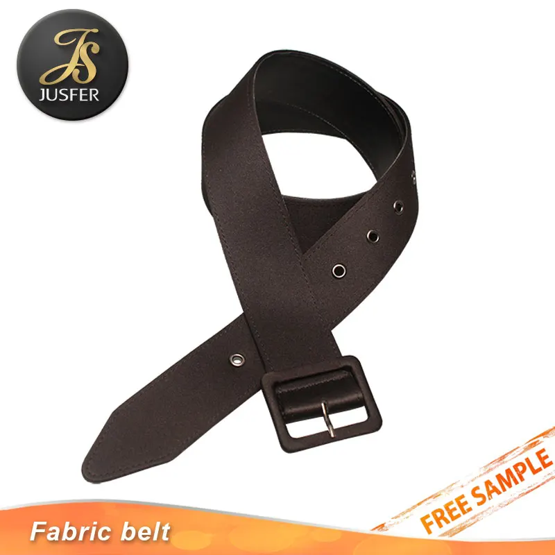 Covered fabric garment belt canvas belt for lady