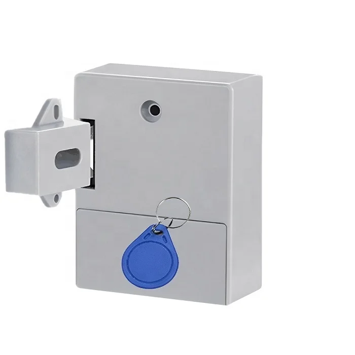 Electronic Cabinet Lock Drawer Locker Smart Hidden Rfid Drawer Lock for Gym Spa Sauna Wood Factory Price Invisible Rfid 13.56mhz