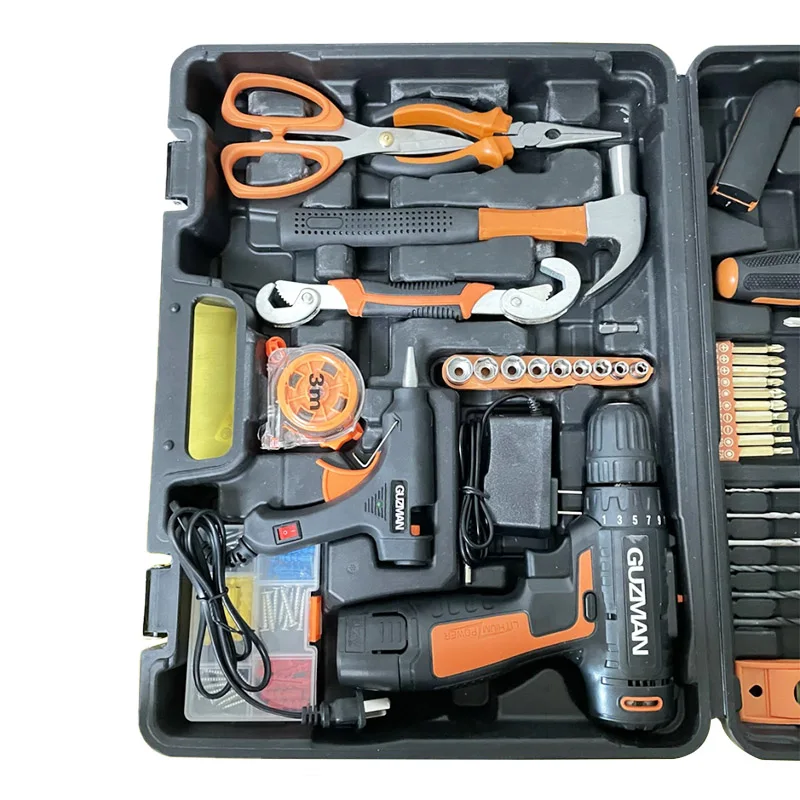 
Household Tool Box Plastic Household Strict Quality Control Large Capacity Hard Light Brown Rectangle Plastic Tool Box 