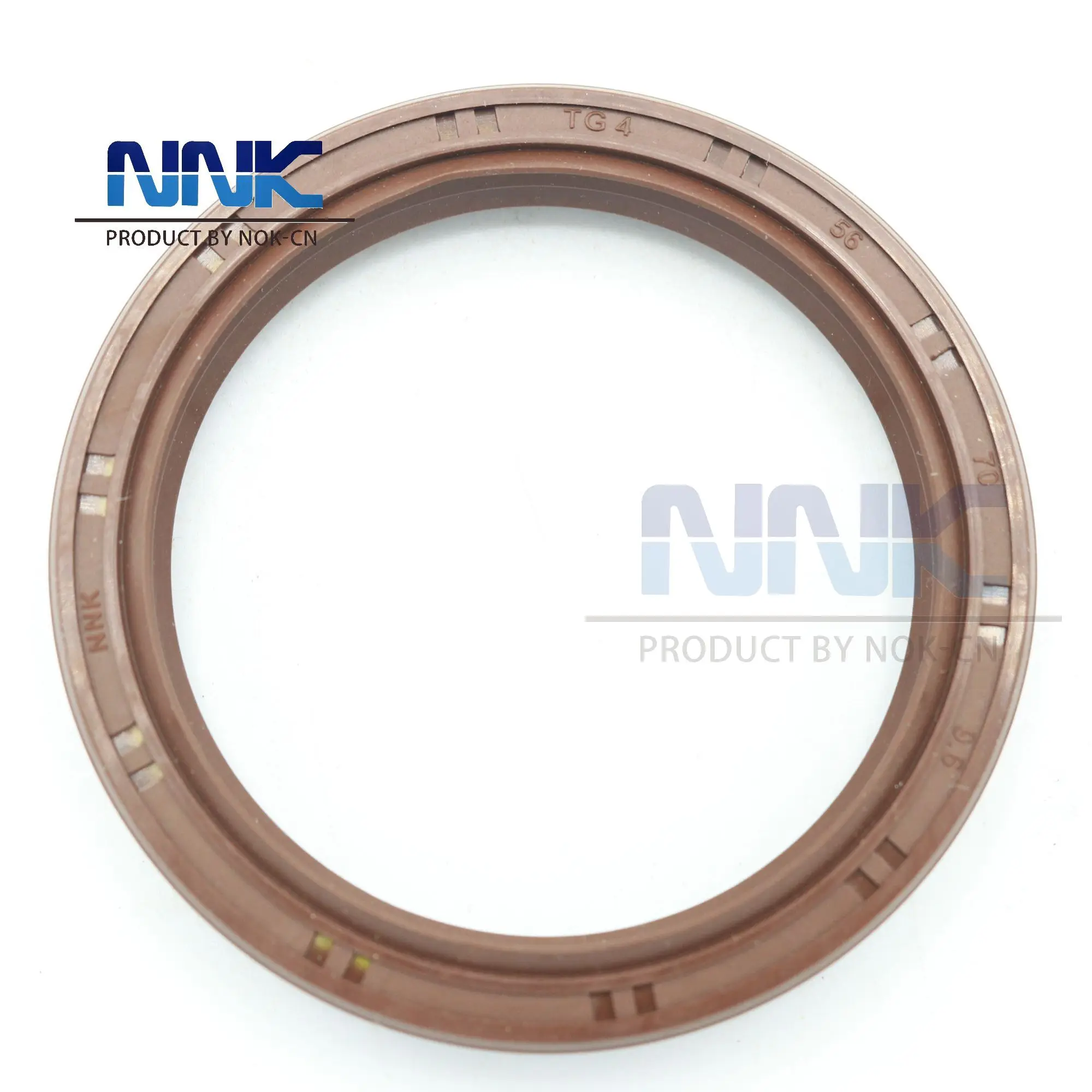 NNK 56*70*9.6 TG4 NBR Rotary Shaft Seal FKM Rubber Sealing Ring with Three Lip Dust Fluid Cover Metric Oil