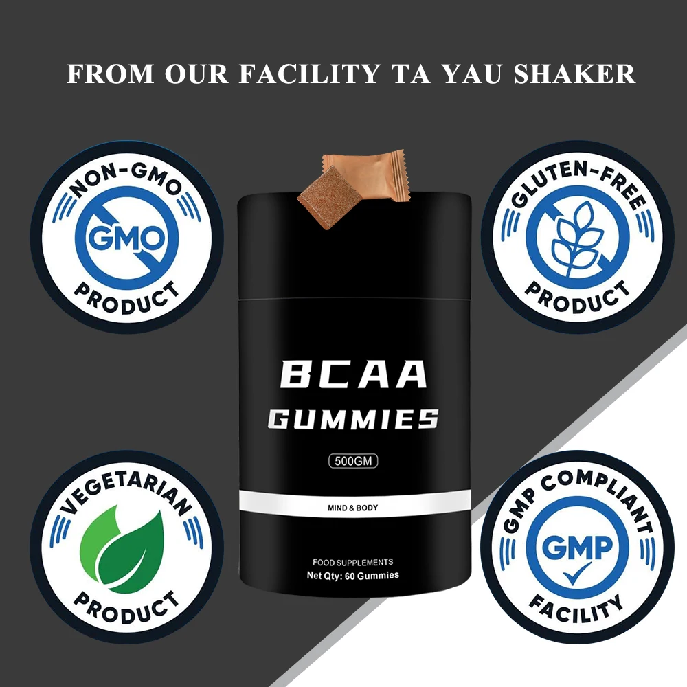 Vitahealthy маленький moq Креатин HCL BCAA & Vitamin B1 Gummies добавка для взрослых спортивного зала оптовая цена от производителя