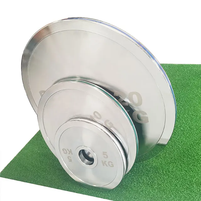 Gym Weight Lifting Workout Pure Steel Plating Powerlifting Weight Steel Plates 0.25 25 155Kg Electroplated Steel Barbell Plate