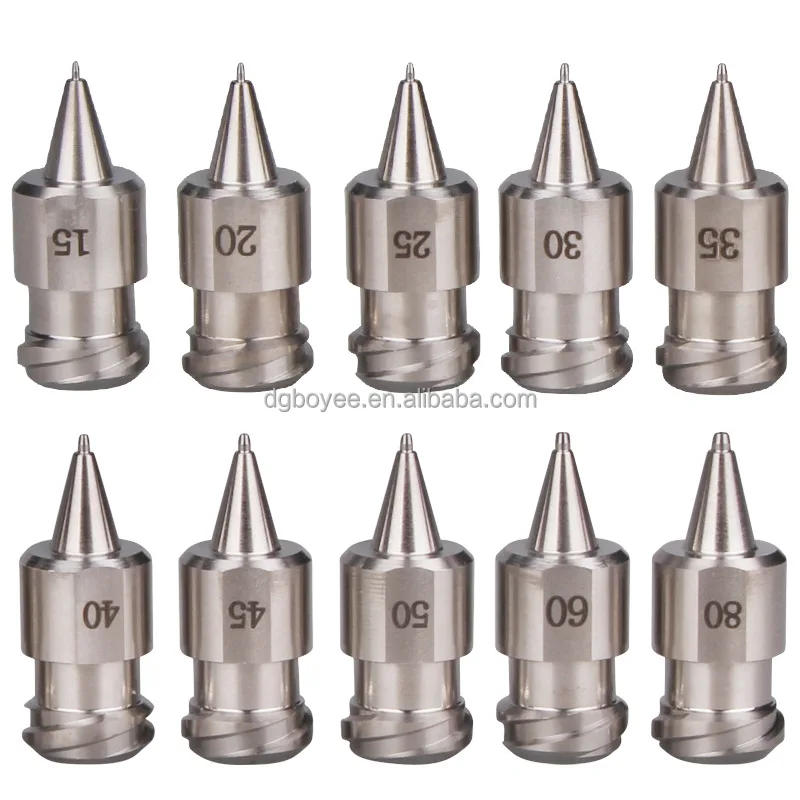 Musashi Style Thread Integrally Molded Double Precision Stainless Steel Dispensing Needles Nozzle