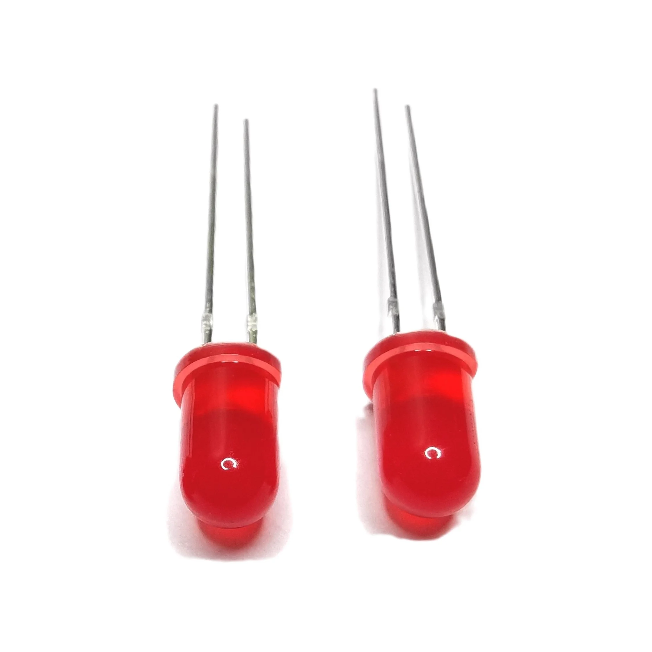 Manufacturer Offer Competitive Pricing 625nm Round Diffused Red Light 5mm Leds