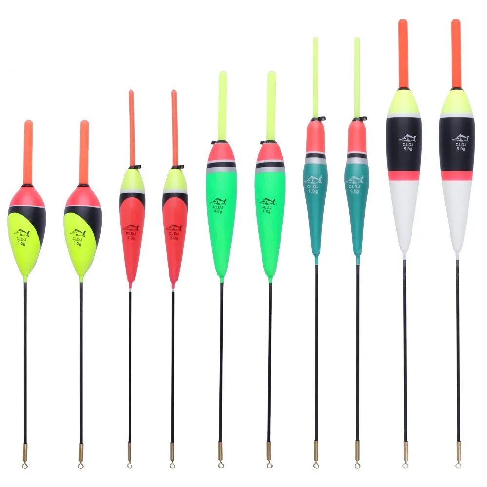 FTK 10pcs Fishing Float Fishing Float Length 18CM-21.5CM Float Weight 1g-5g For Carp Fishing