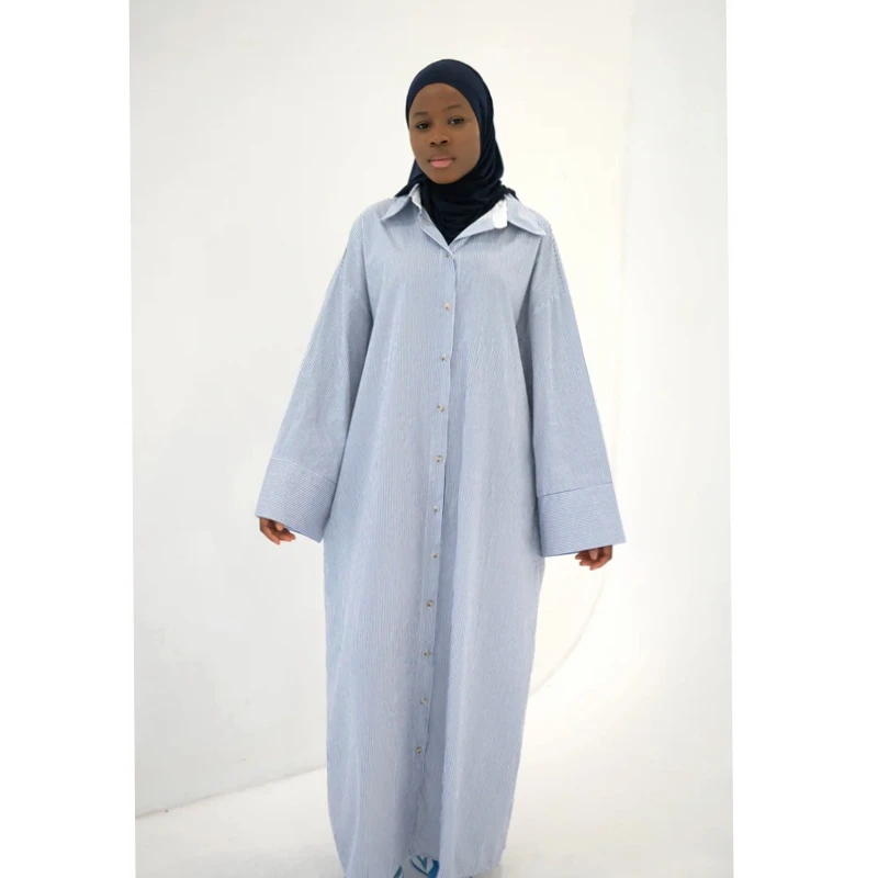 Sliver Gold Coated Shimmer Dress Islamic Clothing Luxury Abaya Women Muslim Dress