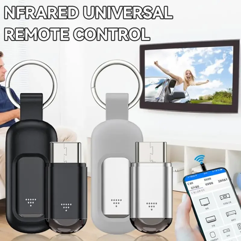 Type-C Micro USB Smart Infrared Remote Control For Air Conditioner TV Box Wireless Mini Adapter IR Transmitter APP Control