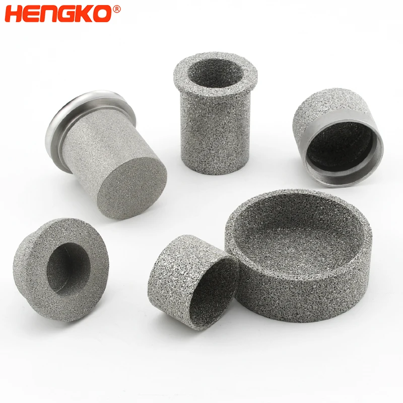 Custom Porous Micron 316 316L Stainless Steel Filter Cup Sintered Metal Filters for Precision Pressure Controls