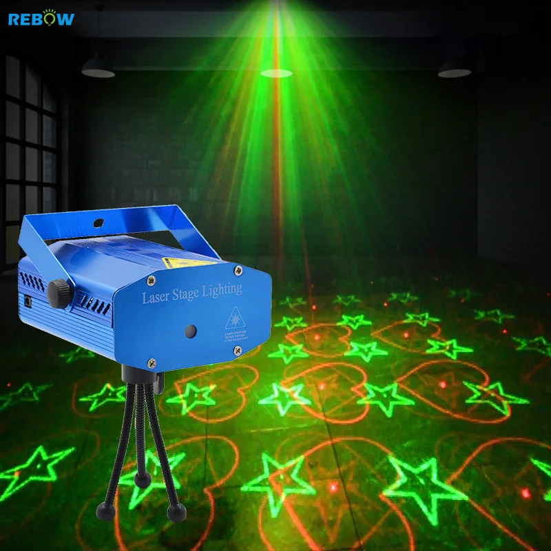 Amazon Best Seller LED Stage Strobe Lighting Mini Disco Lamp Laser Projector Light