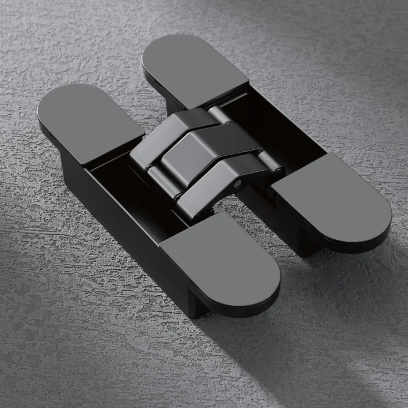 Heavy Duty Zinc Alloy 3D Adjustable 180 Degree H shape Invisible Hidden Concealed Wooden Door Hinge
