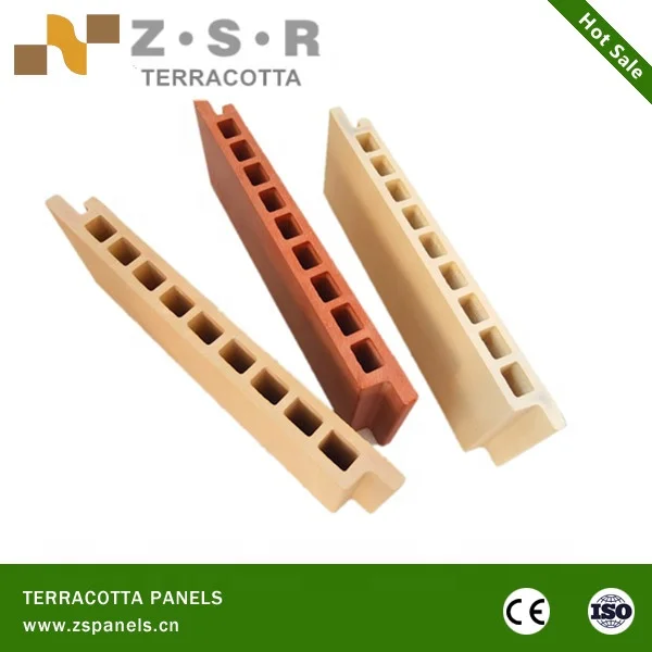 
environmental friendly Architectural Terracotta block wall Terracotta Decorative panels with factory price 