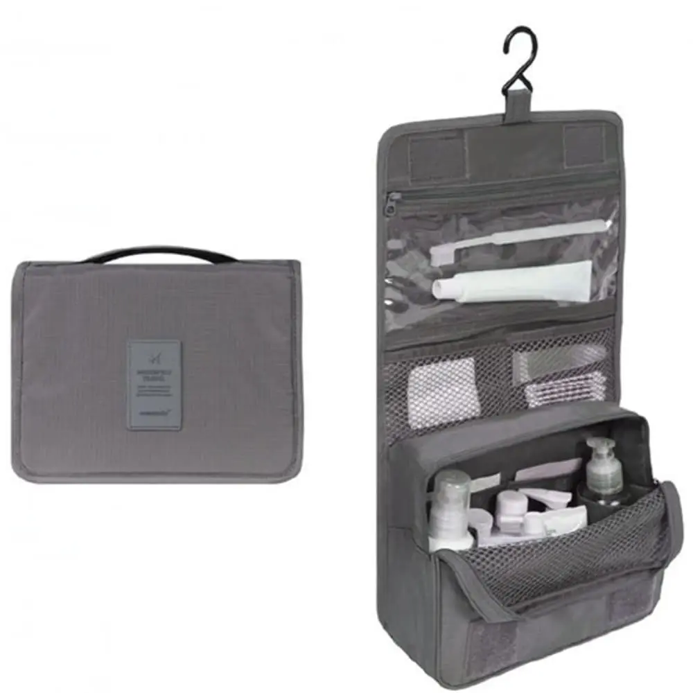 Toiletry Bag Travel Bag with Hanging Hook Water-resistant Makeup Cosmetic Bag Travel Organizer Full Sized Container Toiletries