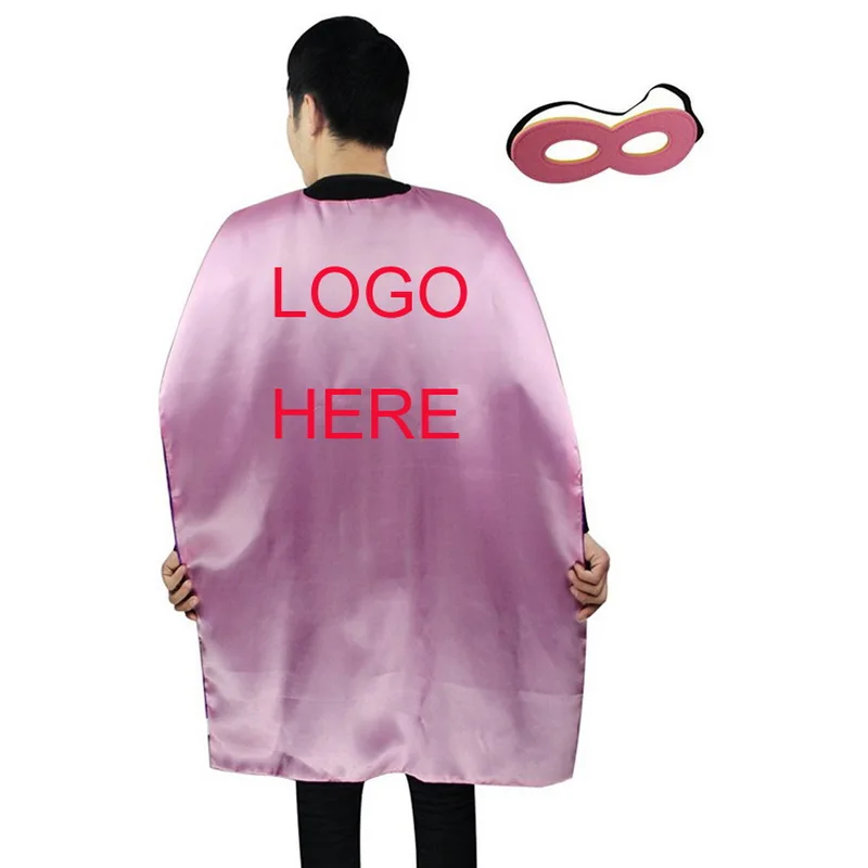 Hot sell adult Custom Superhero cape Personalized Satin Costume Cape