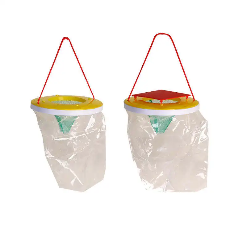 LNDF Effect Reusable Hanging Flies Trap Plastic Folding Fly Killer Flies Catcher Outdoor Insect Catcher Killing