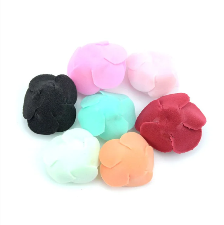 Handmade Multicolor Artificial Rose Head 3.5cm 500pc/bag Foam Rose